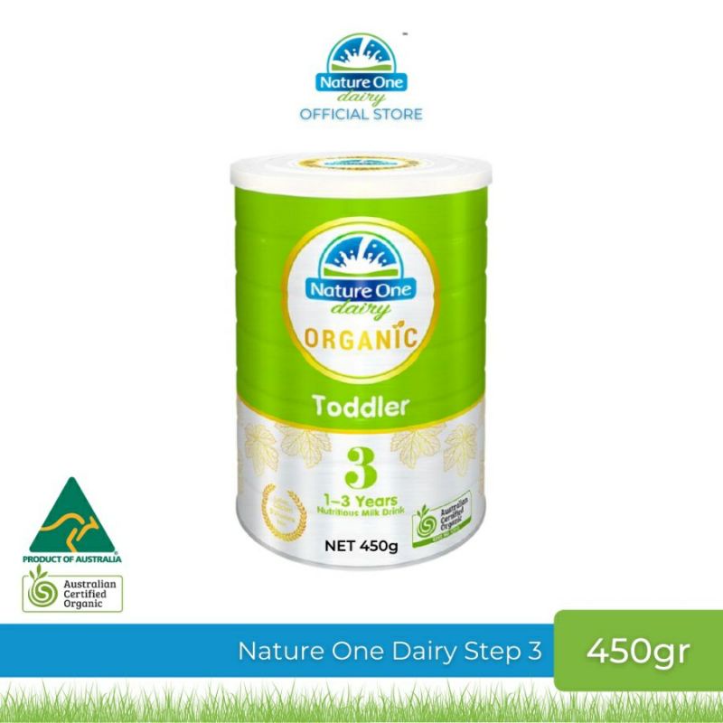 Susu Nature One Dairy Organic Baby Formula Step 1/2/3/4 450gram/900gram