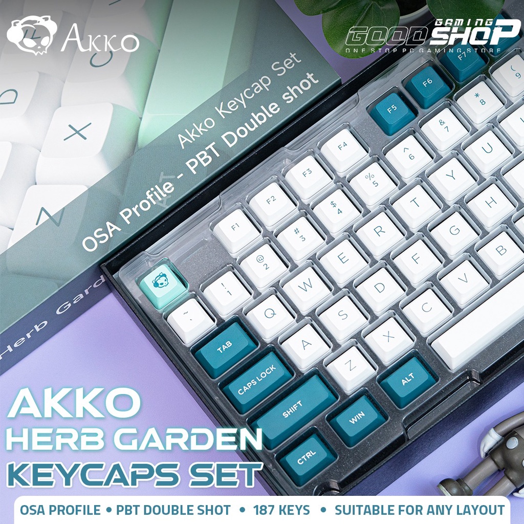 Akko OSA Keycap Set Herb Garden - Keycaps