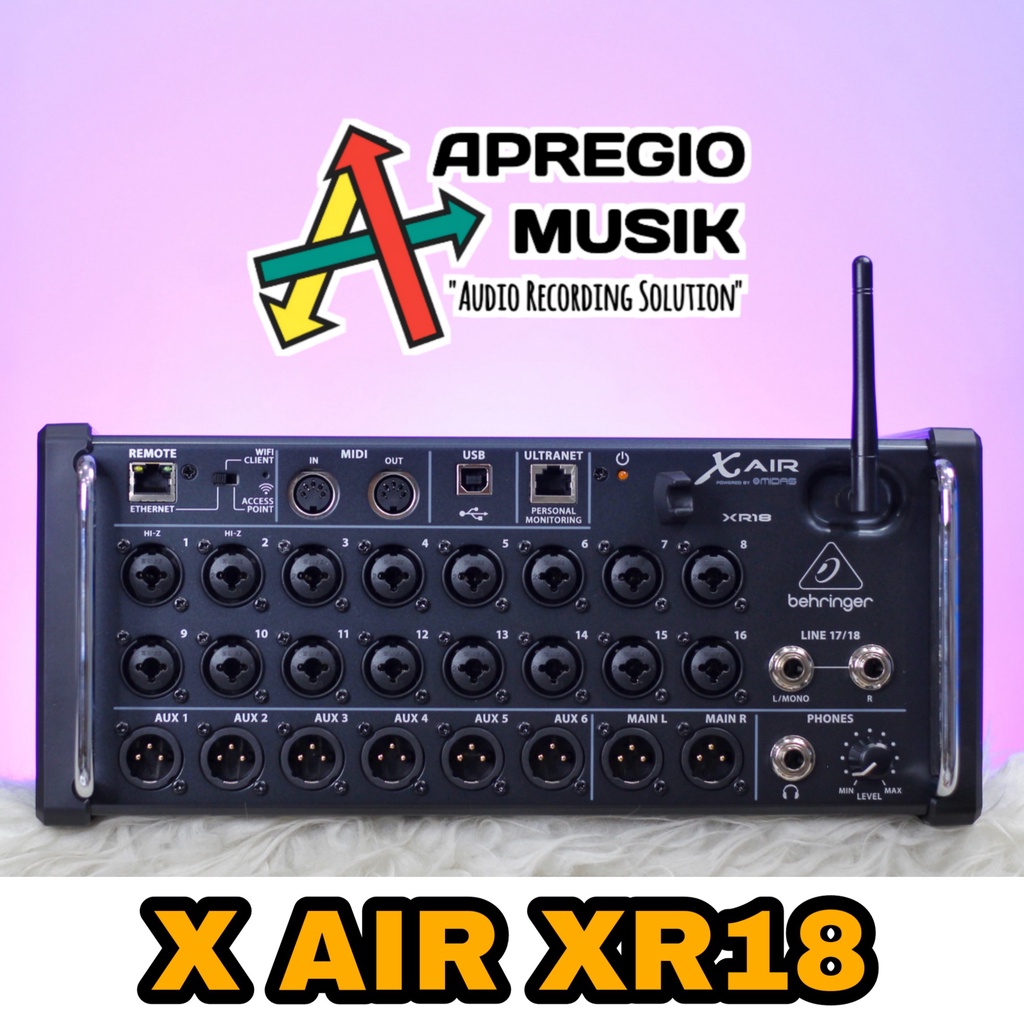 Jual Behringer Xair X air XR18 XR 18 Mixer Digital Wifi with Midas