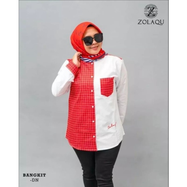 TERBARU KEMEJA WANITA TERLARIS ORI ZOLAQU