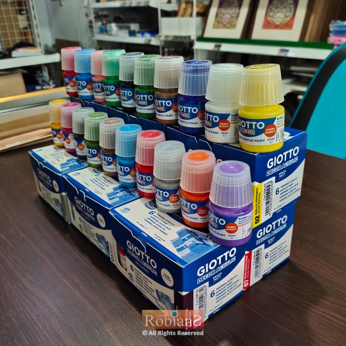 

Mantap Giotto Decor Acrylic Matt / Cat Acrylic Giotto Uk. 25 Ml Diskon