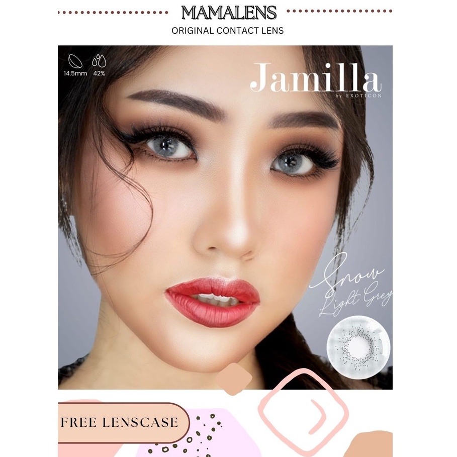 SOFTLENS X2 JAMILLA NORMAL &amp; MINUS -0.50 SD -3.00 | FREE LENSCASE - MAMALENS