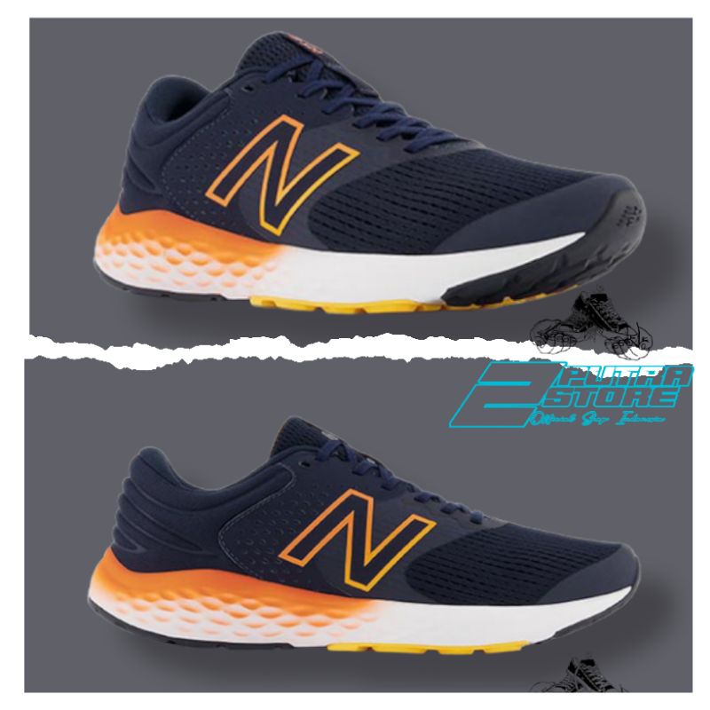 Jual New Balance 520v7 Men's Running Shoes Eclipse with Vibrant