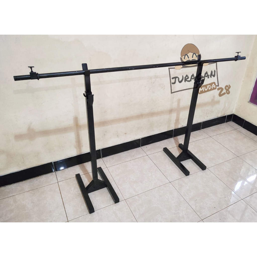 Stand Barbel Stand Bench Press Tiang Rak Barbel Power Training Rack