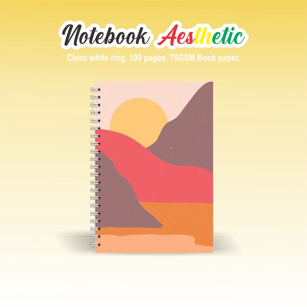 

Notebook Aesthetic BOOKPAPER GRID/KOTAK2#DOTTED/TITIK2#BLANK/POLOS#GARIS/LINE