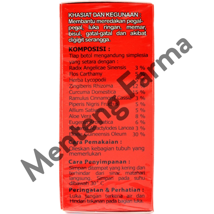 Minyak Urut Kuda Emas 30 mL - Cing Ma Obat Luka Pijat Urut