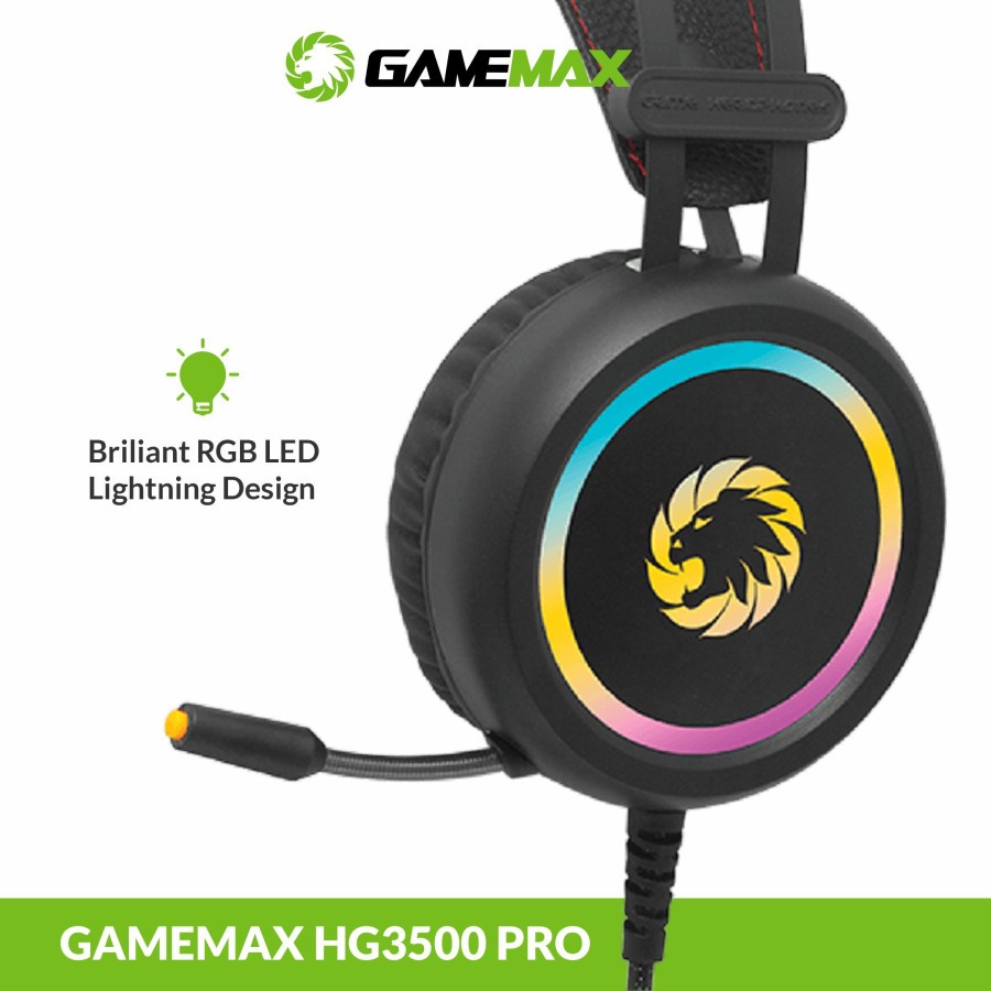 Gamemax HG3500 Pro USB 7.1 RGB Gaming Headset