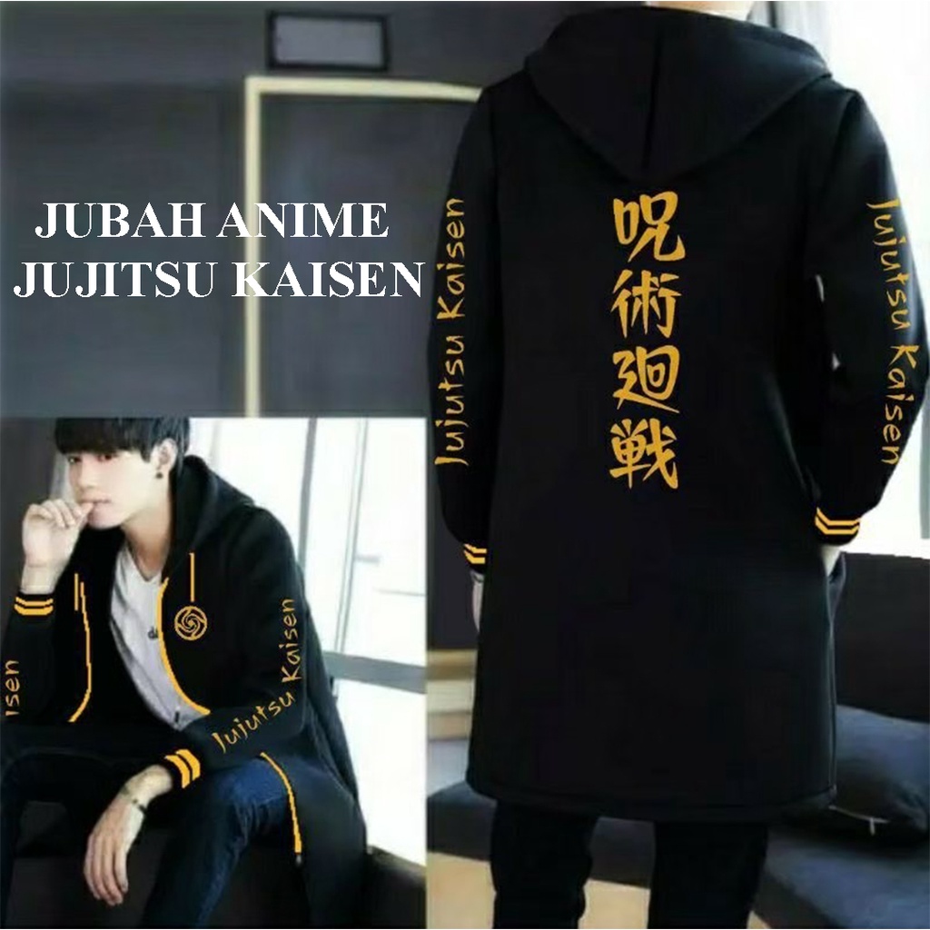 Sweater Hoodie Zipper Anime Akatsuki Jaket Hoodie Akatsuki - Jubah akatsuki naruto