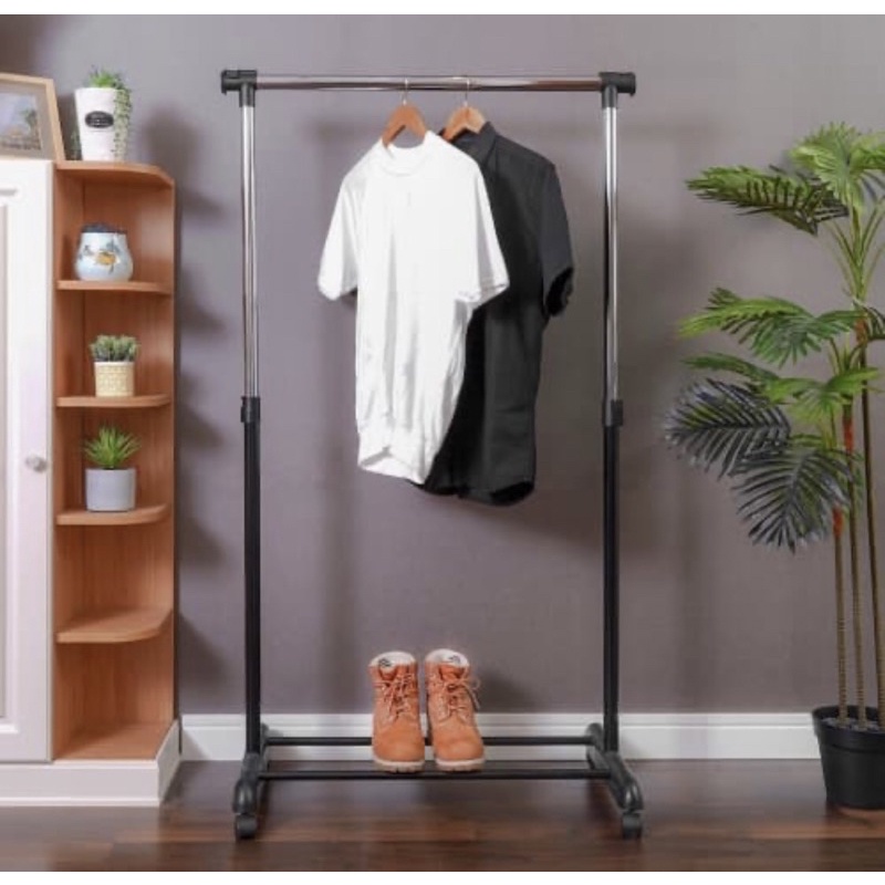 KRISBOW GANTUNGAN PAKAIAN SINGLE &amp; DOUBLE 30KG/ACE HARDWARE GARMENT RAK DOUBLE HANGER/GANTUNGAN BAJU