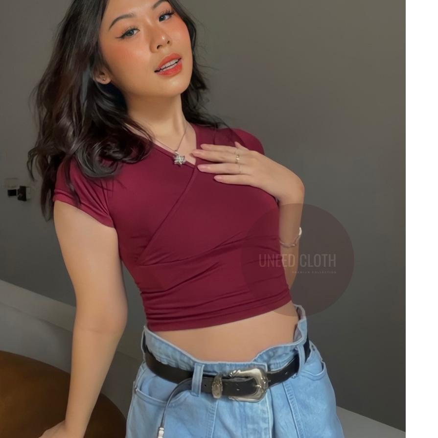 SALE!!Uneed Cloth / CROP TOP JUMBO / BAJU CROP / KAOS WANITA / KAOS CROP / KROP TOP BIG / KAOS CROP 