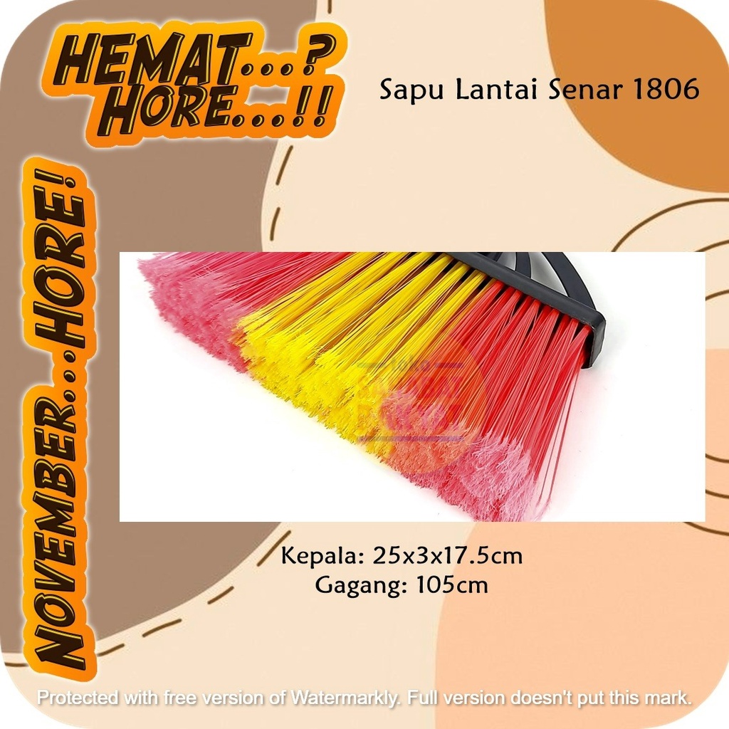 Sapu Lantai Nylon Sapu Senar 1806 Dynamic