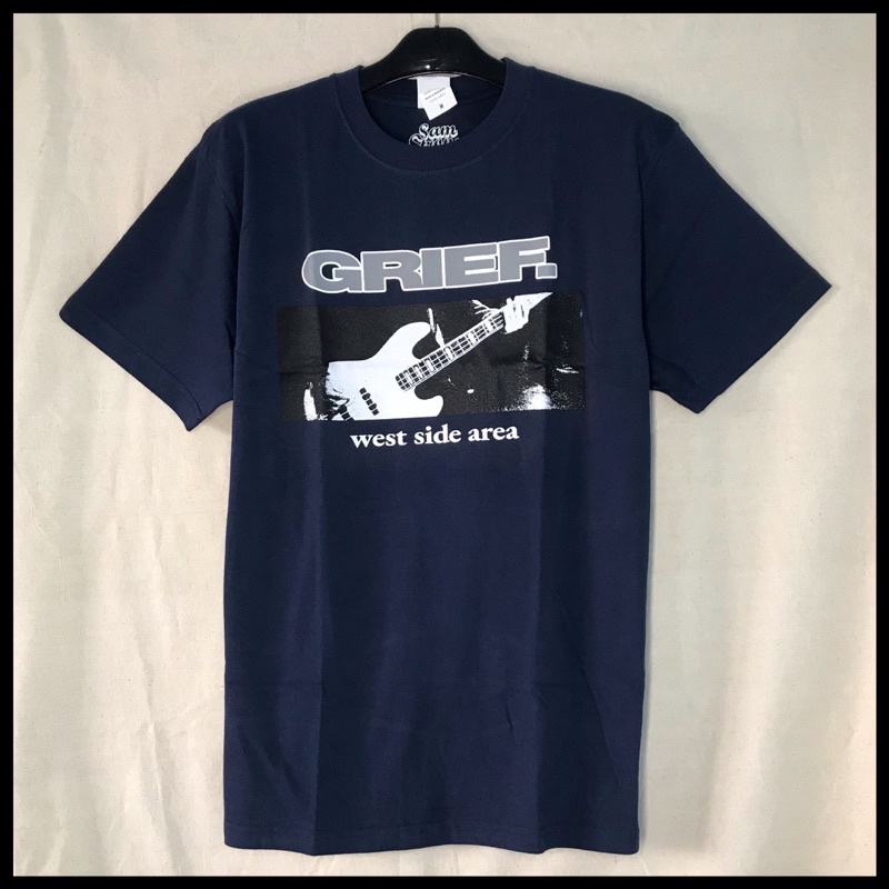 (NEW) Kaos Grief. Band - West Side Area Tshirt - Navy Original