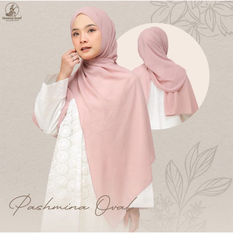 Pashmina Oval Umama - Pashmina Umama Oval - Pashmina Ceruty Oval - Pashmina Oval Ceruty - Pashmina C