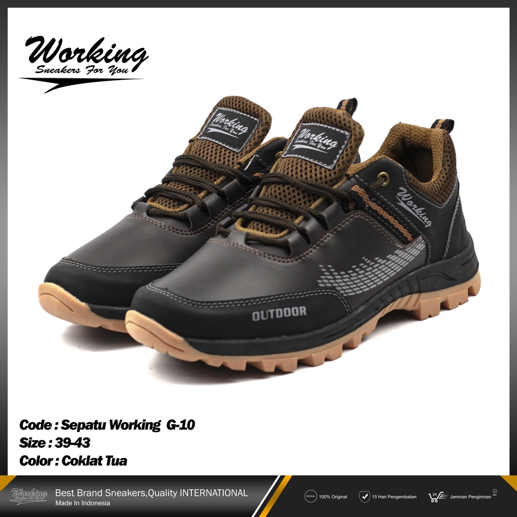 Working Snekares For You Sepatu Hiking Pria G-10