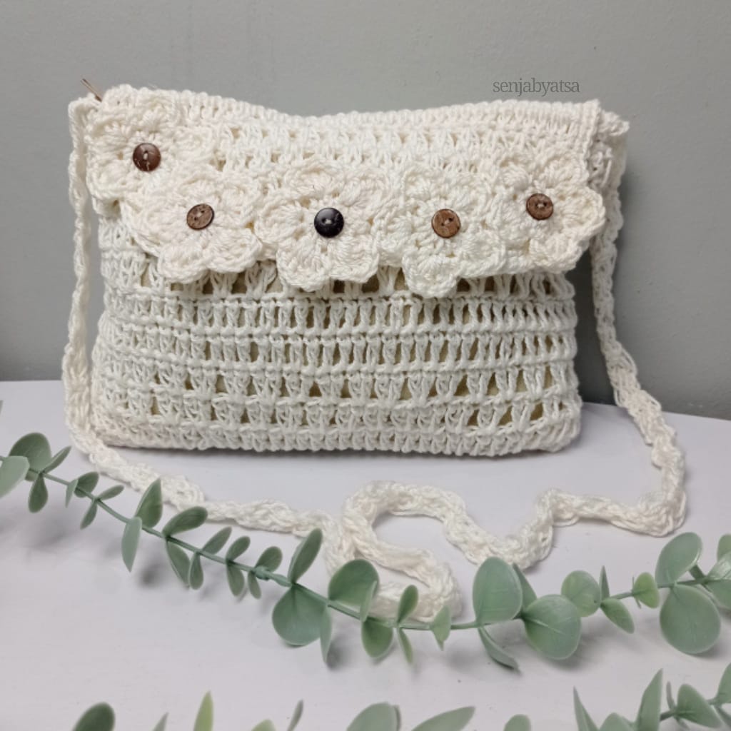 Tas Selempang Handmade Bunga / Slingbag Hana - Senjabyatsa