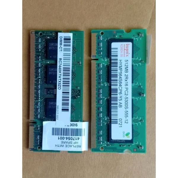 RAM LAPTOP DDR2 512GB 5300S