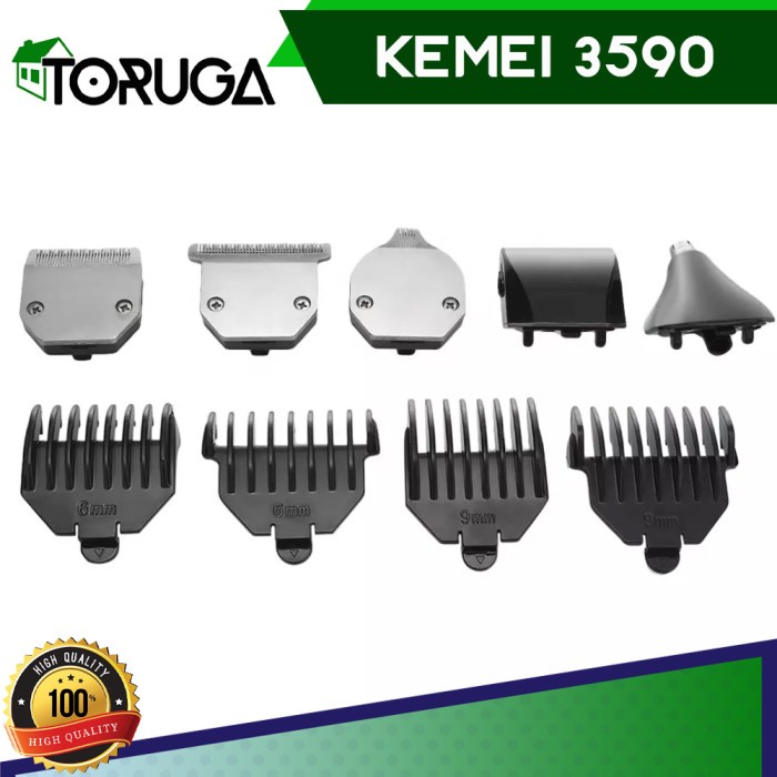 Alat cukur rambut Kemei KM 3590 clipper 5 in 1 Alat Mesin Cukur Potong