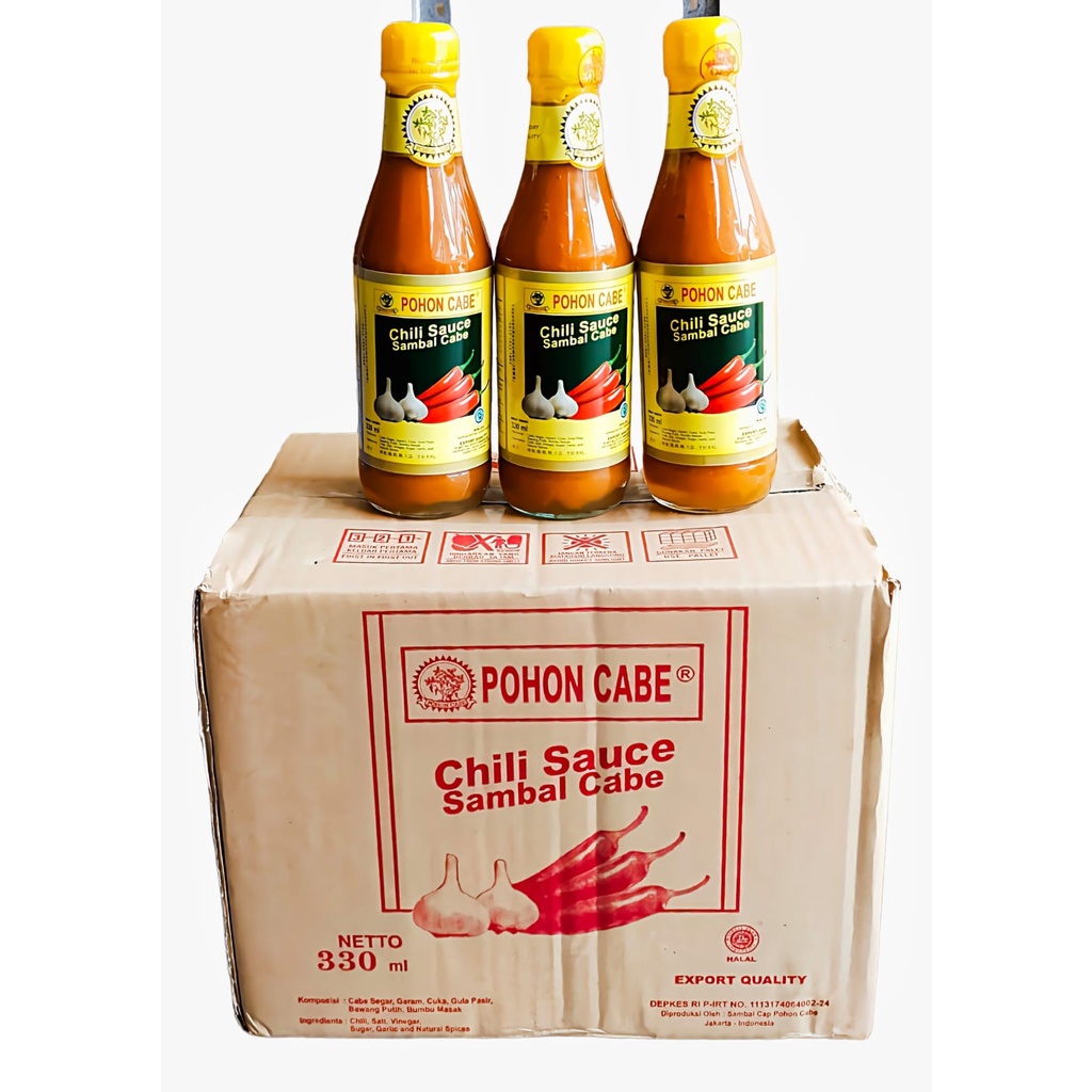 

Sambal Pohon Cabe 330ml 1 dus (12Pcs) - Makmur Abadi Official Store