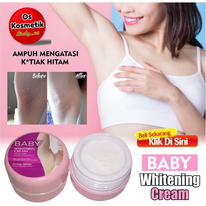 BABY WHITENING CREAM - CREAM KETIAK LEHER LIPATAN DLL