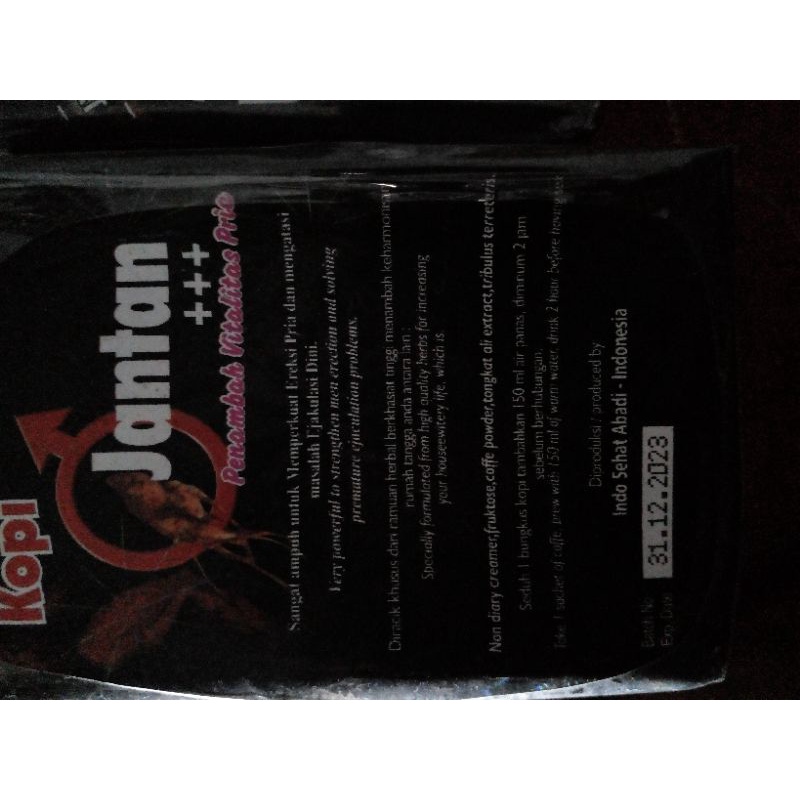 

Kopi Jantnnn isi 10 bungkus per paket Fast Delivery