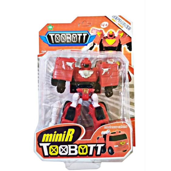 MAINAN ANAK EDUKASI ROBOT MODEL MOBIL PEMADAM KEBAKARAN KECIL / MAINAN ROBOT BERUBAH MENJADI MOBIL D