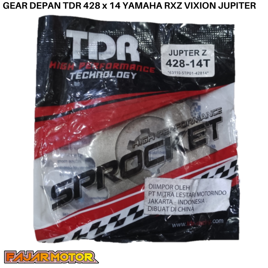 SSS GEAR GER DEPAN 428 JUPITER VIXION R15 MEGAPRO GL CB150R SUPRA SATRIA FU SMASH SHOGUN GIR FRONT SPROCKET