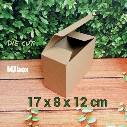 

kardus karton uk, 17x8x12 cm.. box currageted die cut, untuk packaging botol dll.