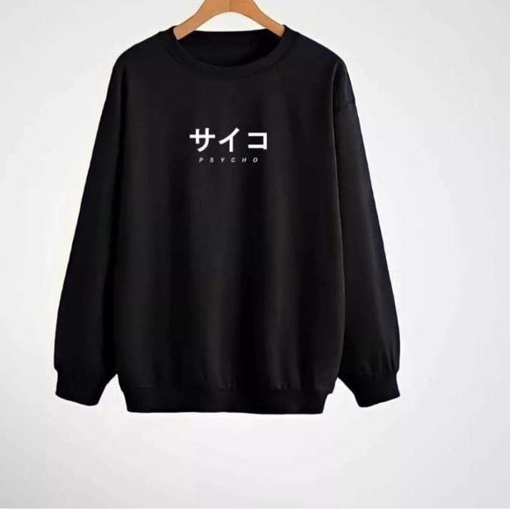 Best Product Sweater Crewneck PSYCHO pria wanita