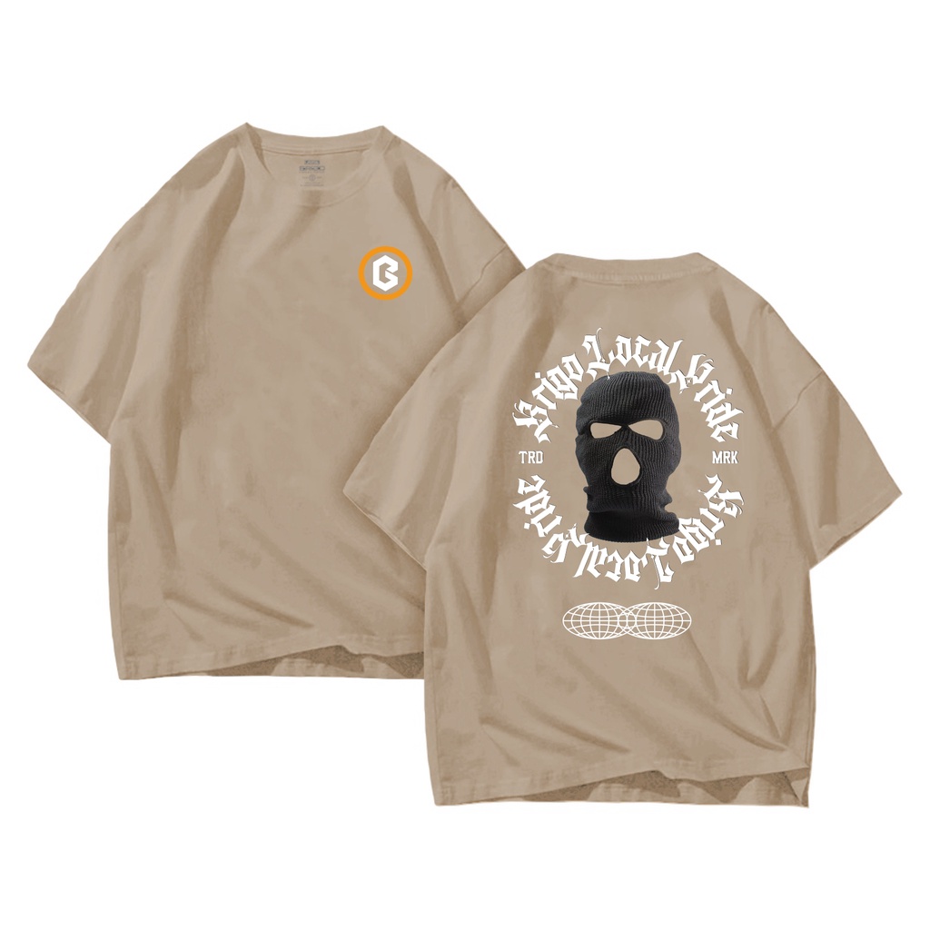 BRIGO Kaos Oversize BUFF CRIMINAL BEHIND II Kaos Jumbo Size Pria &amp; Wanita II Kaos Oversize Print DTF