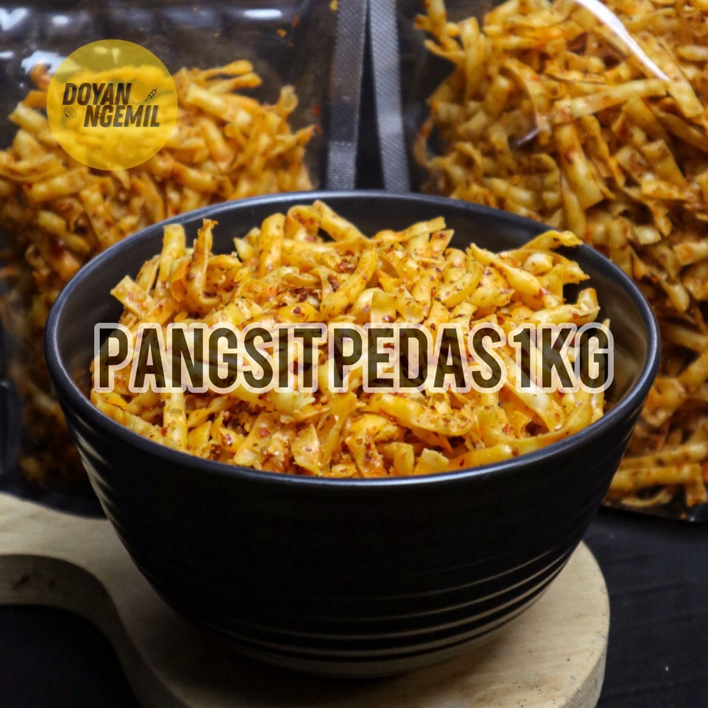 

[1 KG] Keripik Pangsit Rasa Pedas Asin