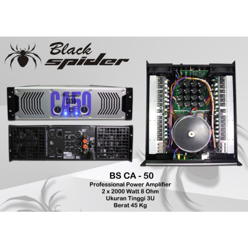 POWER CA 50 BLACK SPIDER CA 50 ORIGINAL