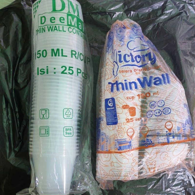 Cup puding / Cup serbaguna / Cup agar / gelas agar 150 ml