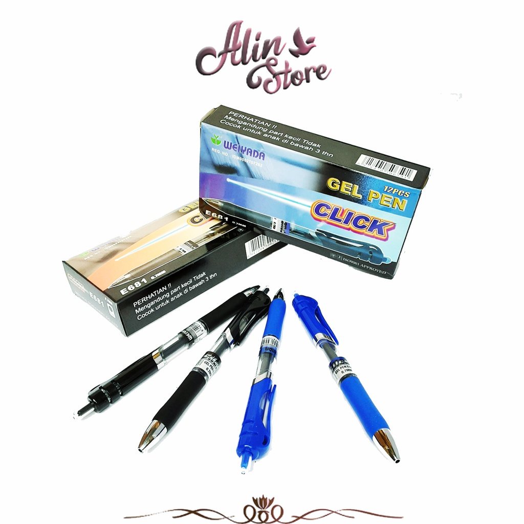

Pulpen Gel Weiyada E681 0.7mm