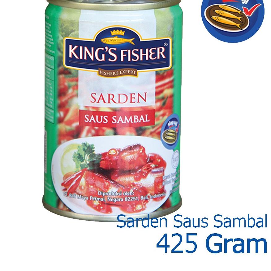 

11.11 ✨SALE✨ King's Fisher Sarden saus sambal Makanan Kaleng 425 gr grosir