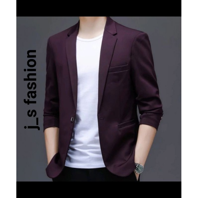 jas blazer pria/blazer pria manggis semi formal/blazer pria keren
