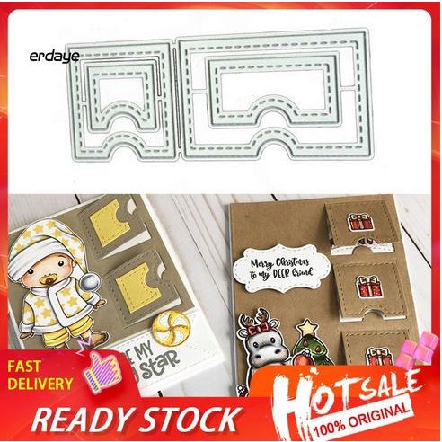 

Cuci Gudang Cutting Dies - 4 Size Tags Pocket (4Pcs) Terlaris