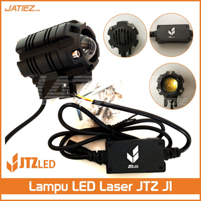 Lampu Tembak JTZ J1 LED 20W - Led Sorot Laser Gun 2 Warna High Low