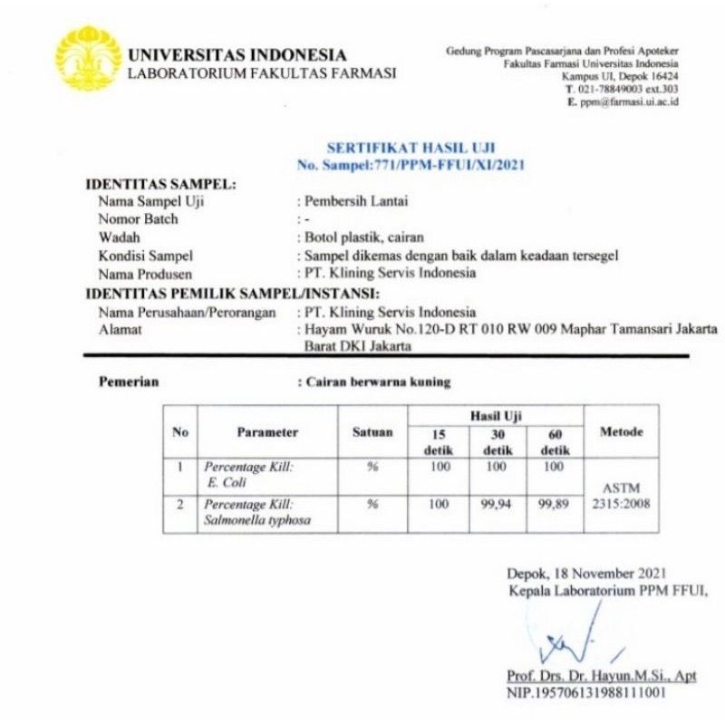 Pembersih Kerak Semen | Klin's Cement Remover