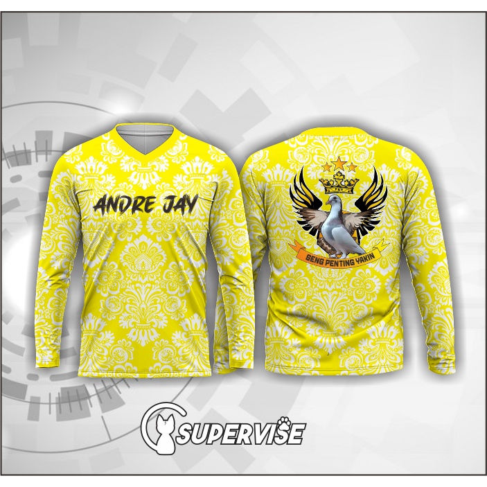 jersey full printing terbaru / jersey murah / jersey gaming / jersey merpati / jersey kuning / kaos 