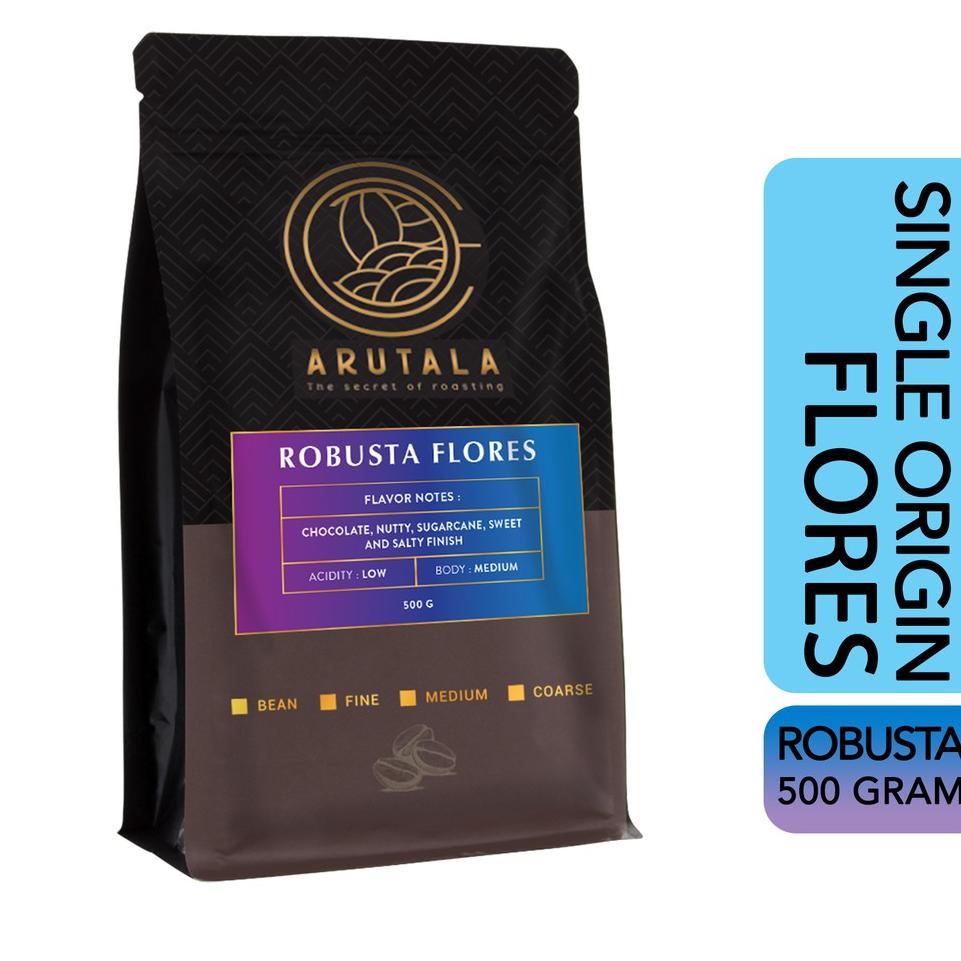 

Murah.. ARUTALA Kopi Flores Robusta Coffee 500 gram WQA