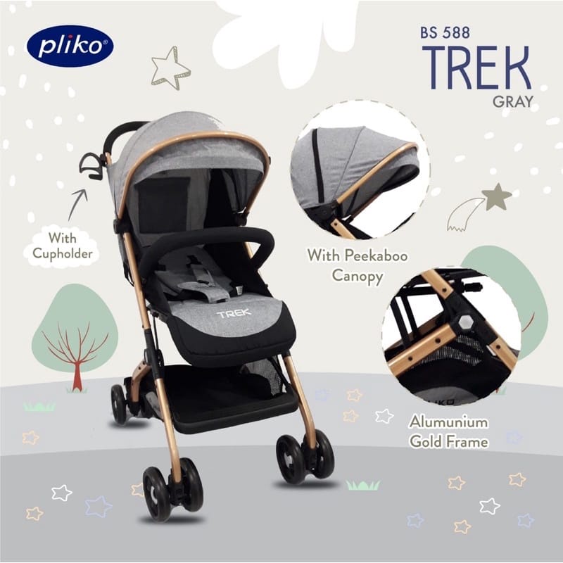 Stroller Pliko 588AL Trek