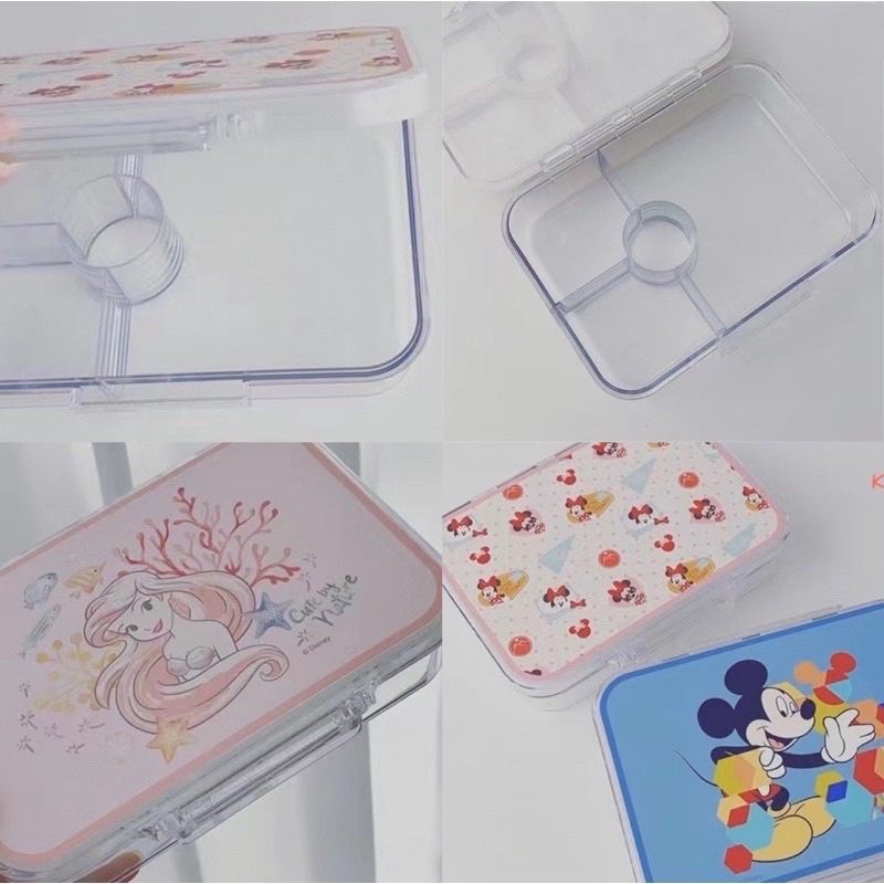 Disney tritan lunch box kotak makan bpa free tema Disneyl - kado anak sekolah - hadiah anak - hadiah siswa