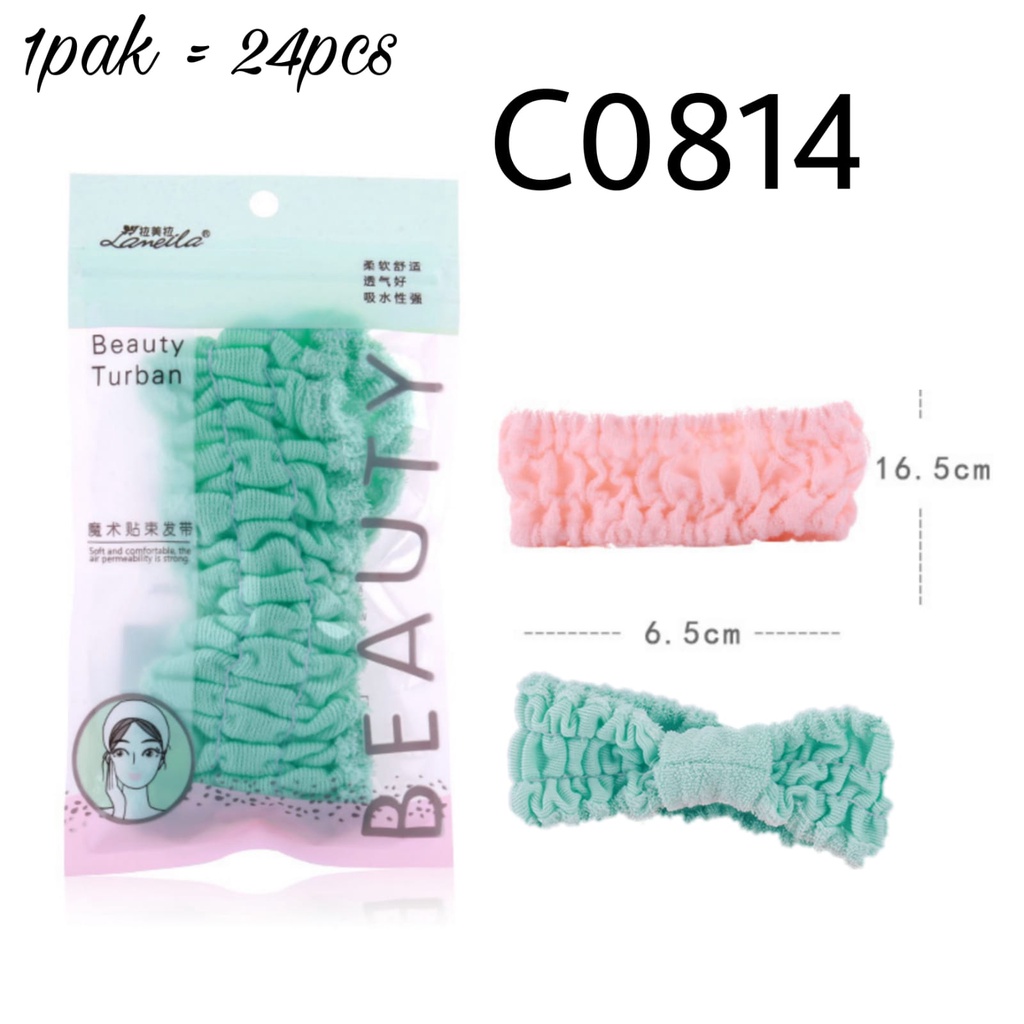 bandana mandi handuk full karet C0814
