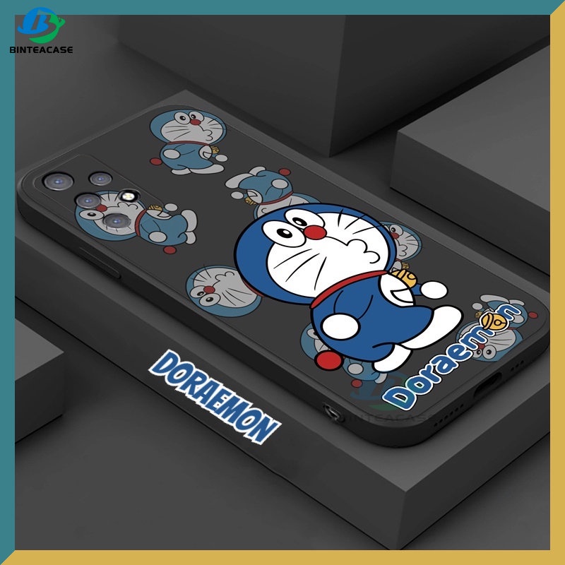 Samsung A14 A04E A04 A13 A03 A03S A04S A22 A21S A12 A02S A11 A51 A10 A30 A50 A52 A20S A10S M12 Cute Pouting Motif Doraemon Sarung Handphone Silikon Soft Case Binteacase