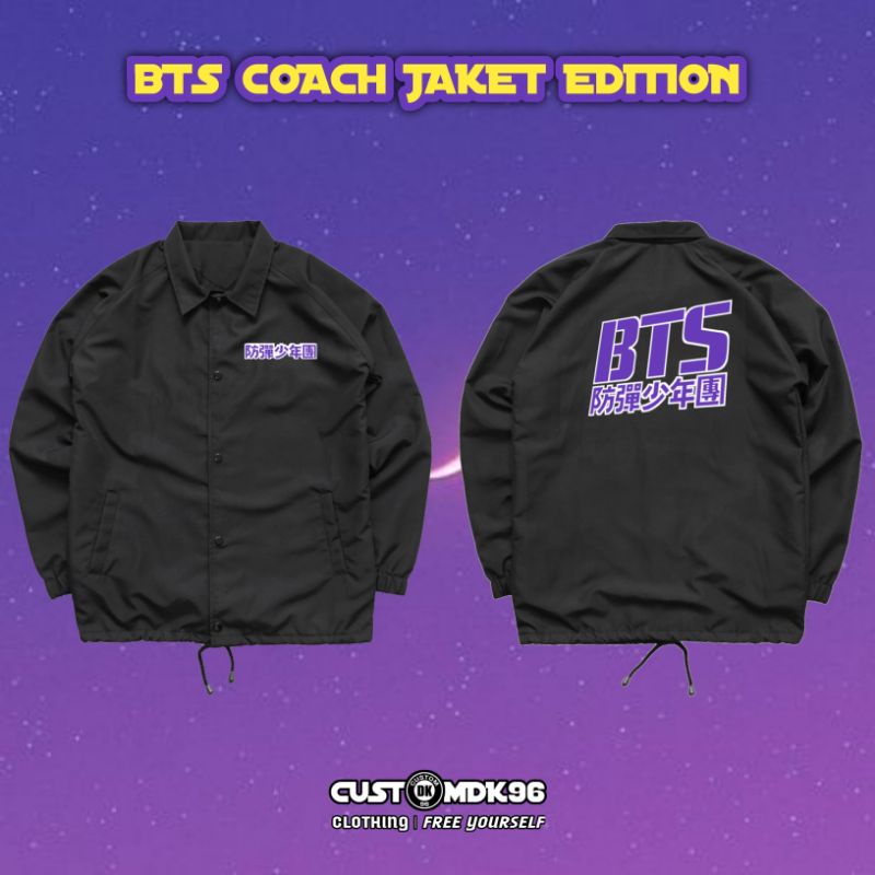 Jaket Coach BTS Army Kekinian