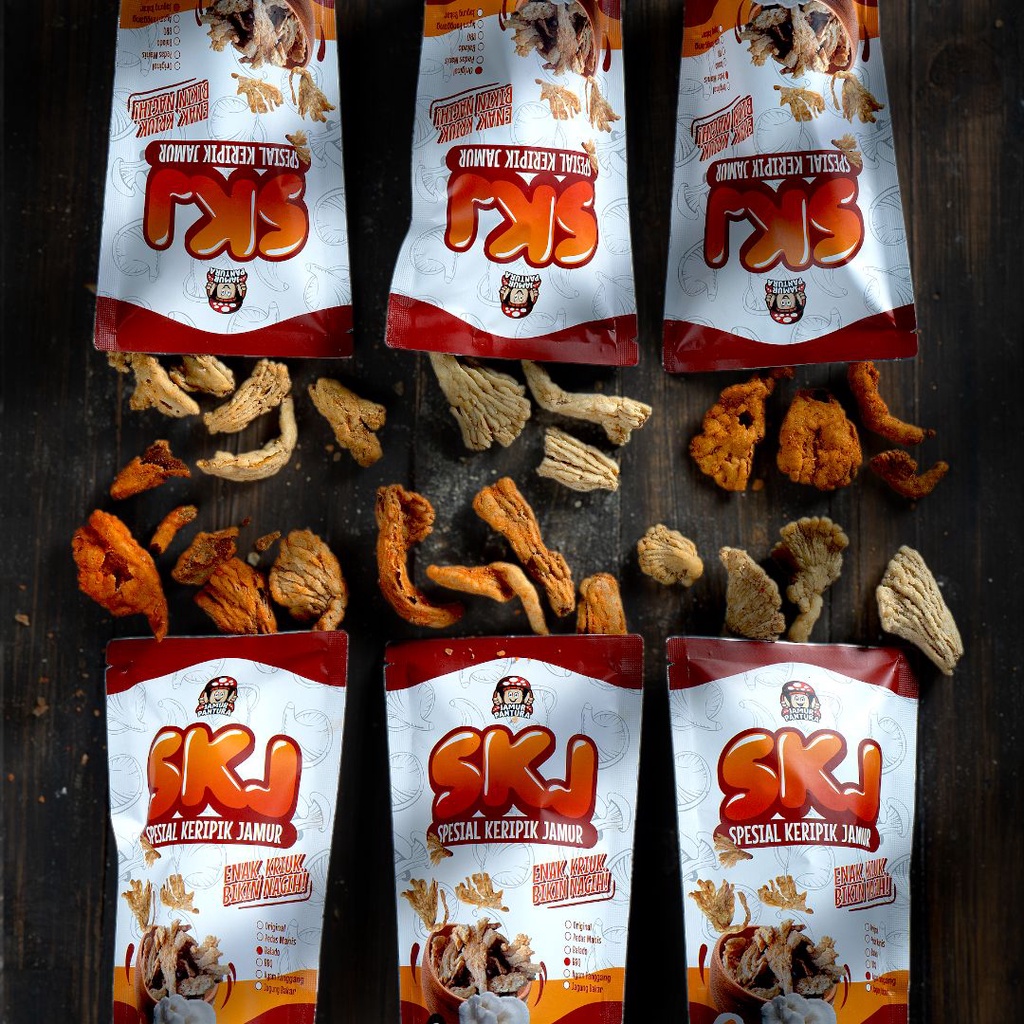 

KERIPIK JAMUR CRISPY SKJ BESAR 120 GR (GROSIR) / JAMUR PANTURA / JAMUR KRISPY / OLEH OLEH / CEMILAN SNACK