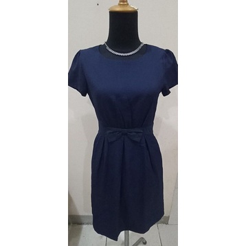 Dress navy pita (Preloved)