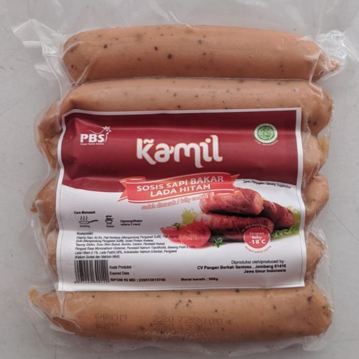

Kamil Sosis Bakar Blackpepper isi 6