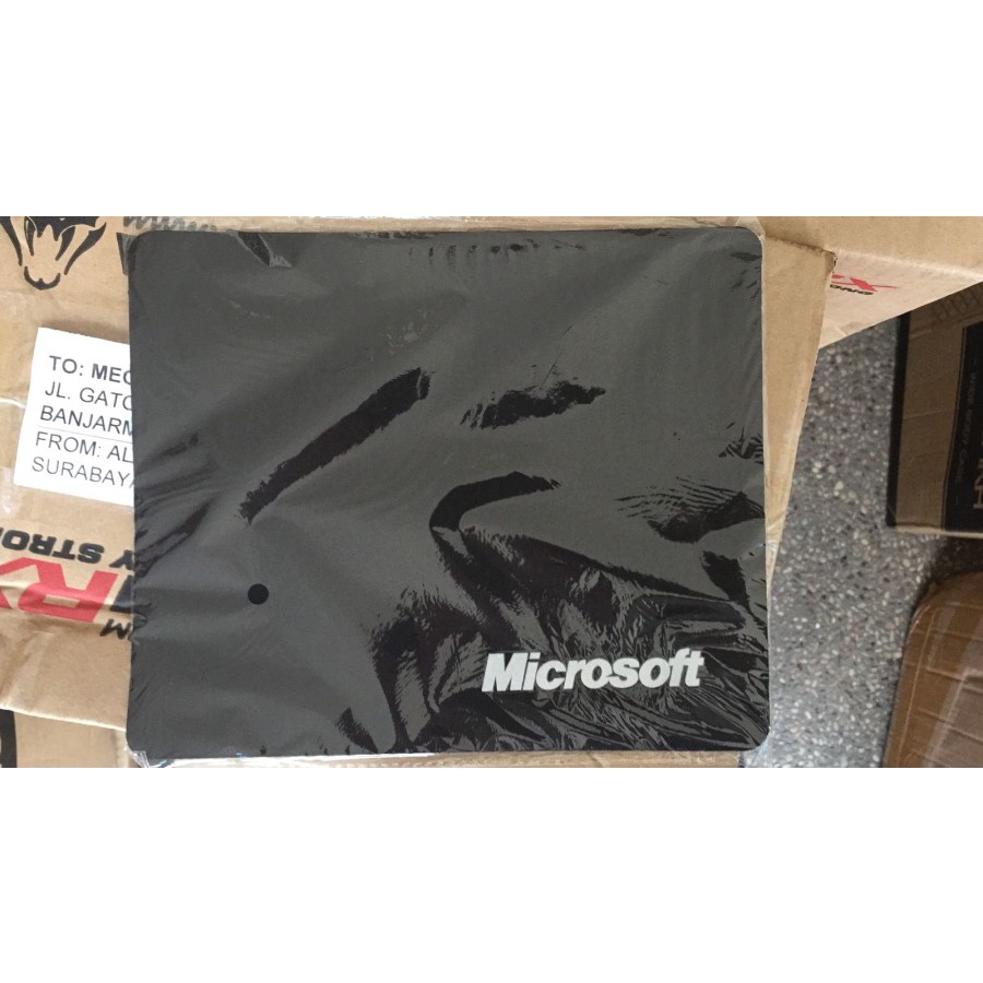 MOUSE PAD HITAM POLOS BRAND