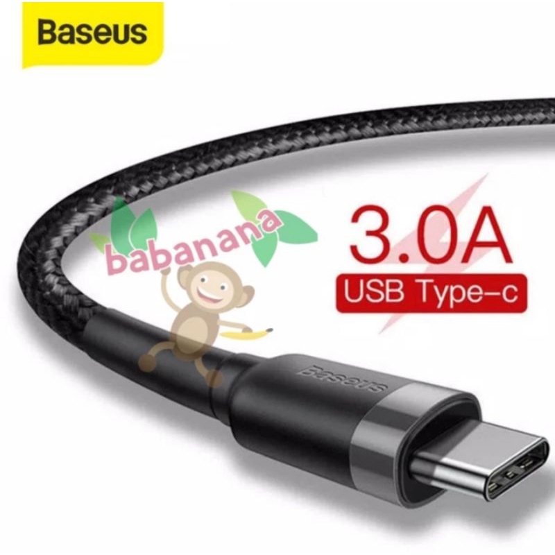 KABEL DATA TYPE-C BASEUS CAFULE CABLE FOR TYPE-C - Abu 1M 3A